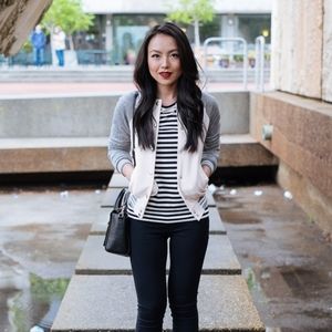 Rewind Varsity Knit Sweater Cardigan